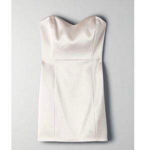 Ten by Babaton Aritzia Dazzle Dress Satin Strapless Mini Dress
